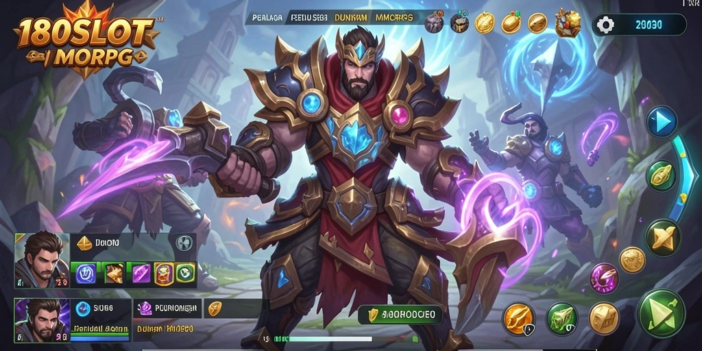 Tampilan gameplay <strong>180SLOT</strong> yang mengasyikkan dan seru dalam petualangan MMORPG.