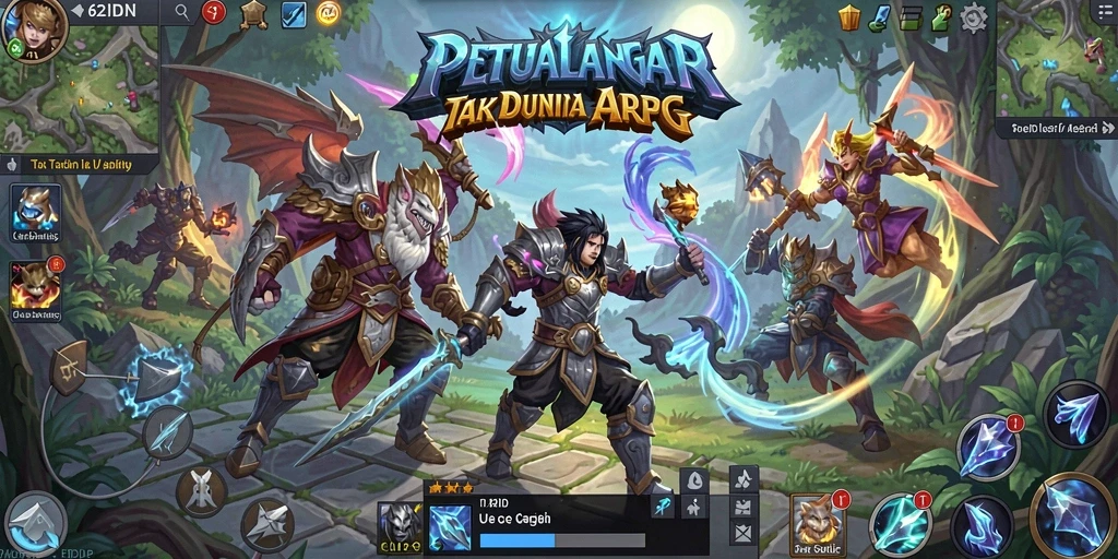 Tangkapan layar gameplay 62IDN dengan aksi pertempuran yang mendebarkan.