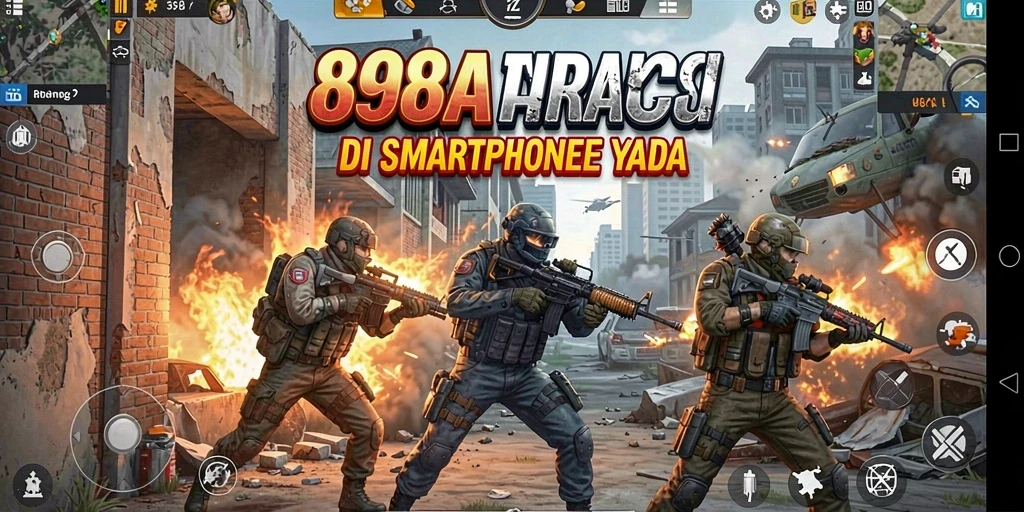 Tampilan gameplay menarik dari 898A yang intens dan mendebarkan.