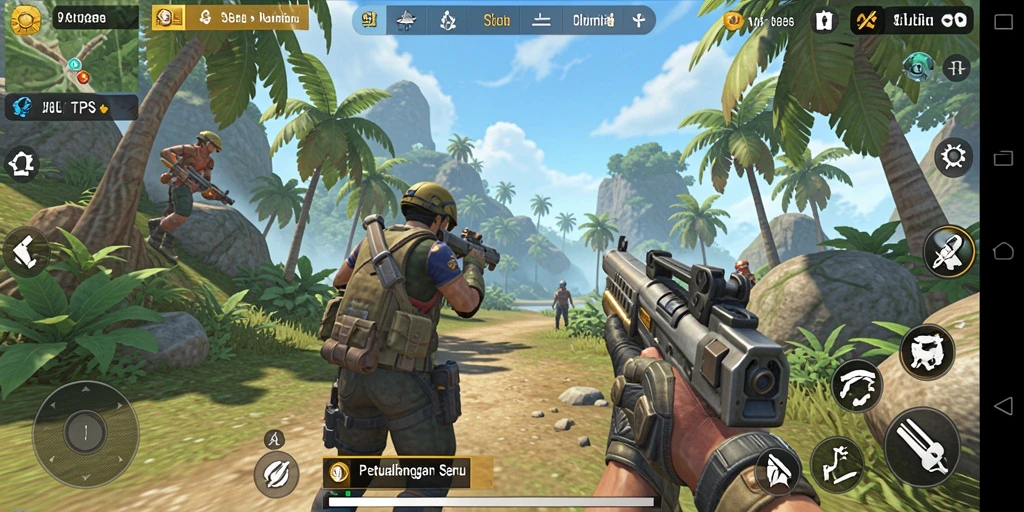 Tangkapan layar menampilkan aksi gameplay intens di 9SL.