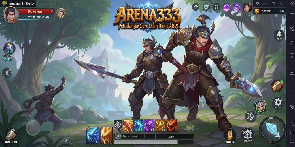 Gameplay seru dan menegangkan dalam ARENA333.