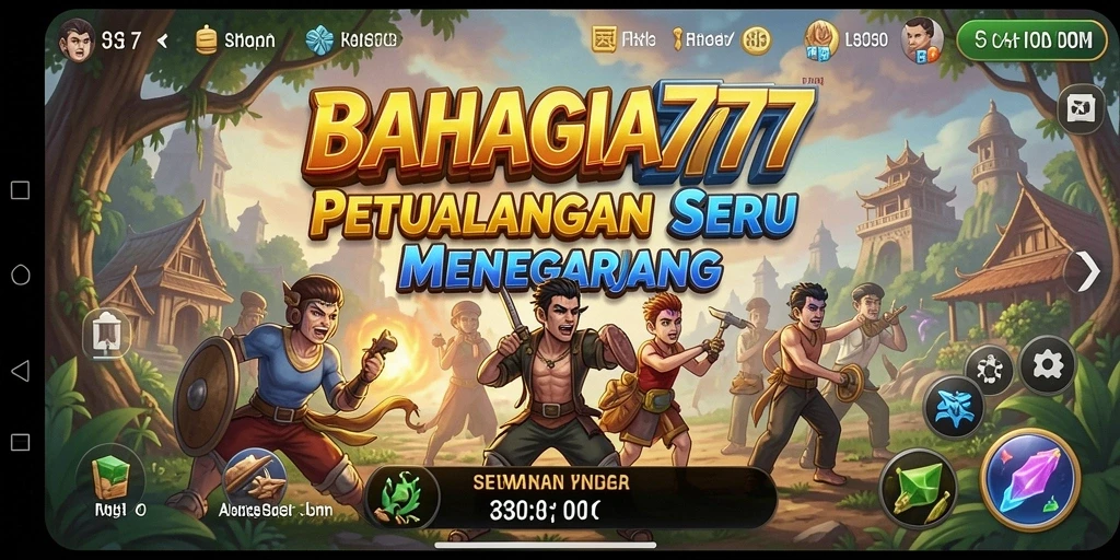 Tangkapan layar gameplay BAHAGIA777 yang menunjukkan petualangan seru.