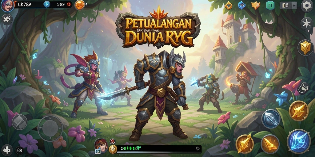 Tampilan gameplay CK789 yang menakjubkan dalam petualangan RPG.