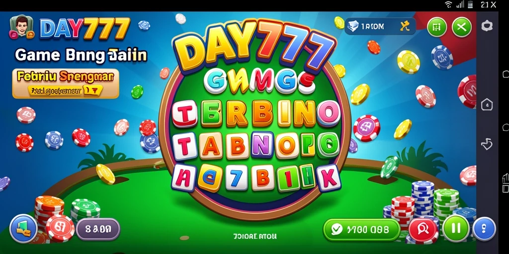Tampilan seru dari gameplay Bingo di DAY777 yang menggugah semangat.
