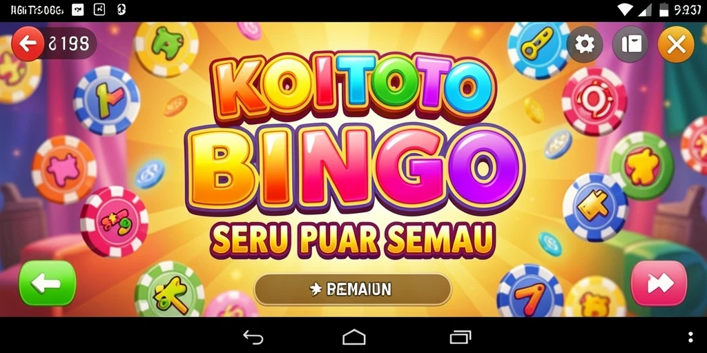 Tampilan menarik permainan Bingo di KOITOTO.
