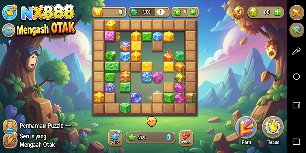 Tampilan gameplay NX888 yang menarik dan penuh teka-teki.