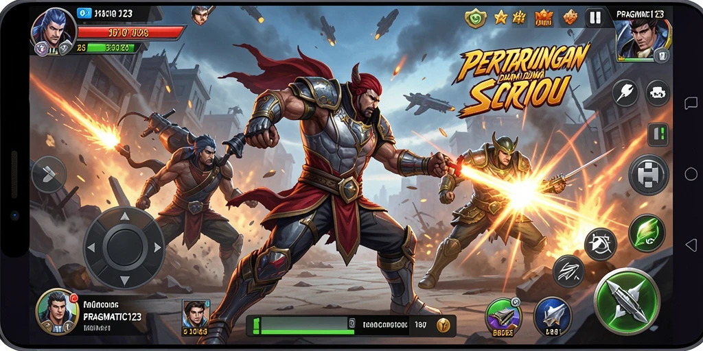 Tampilan seru gameplay action PRAGMATIC123 yang mendebarkan.