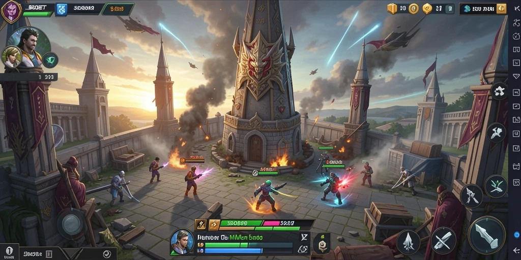 Screenshot utama SBOBET menampilkan aksi seru dalam permainan Tower Defense.