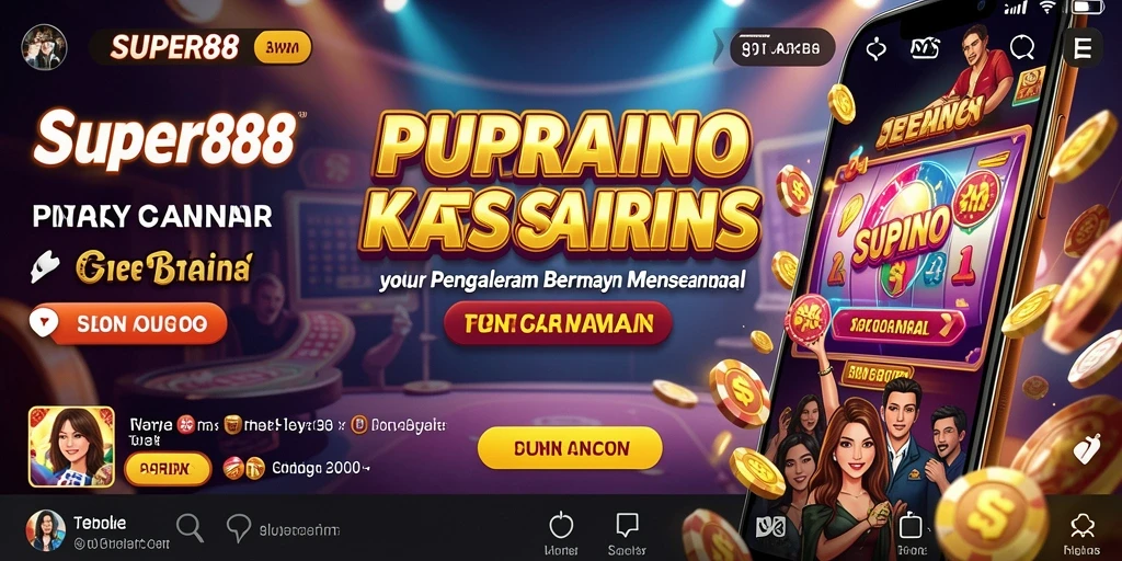 Screenshot SUPER88 menampilkan gameplay mendebarkan kasino.