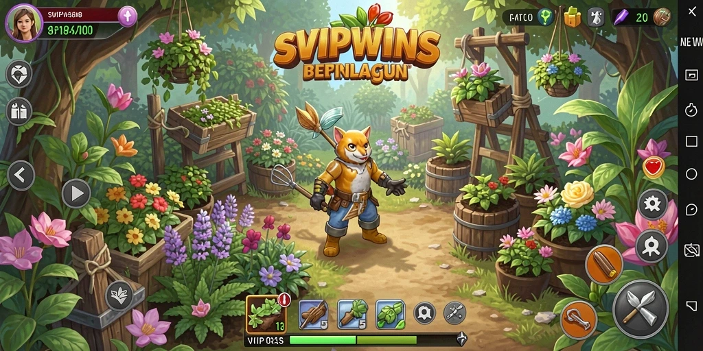 Tampilan gameplay SVIPWINS yang menarik dan interaktif.