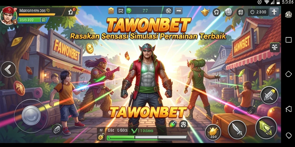 Tampilan menarik dalam gameplay TAWONBET yang menampilkan aksi simulasi.