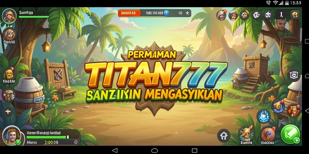 Screenshot gameplay TITAN777 menampilkan keseruan bermain santai.